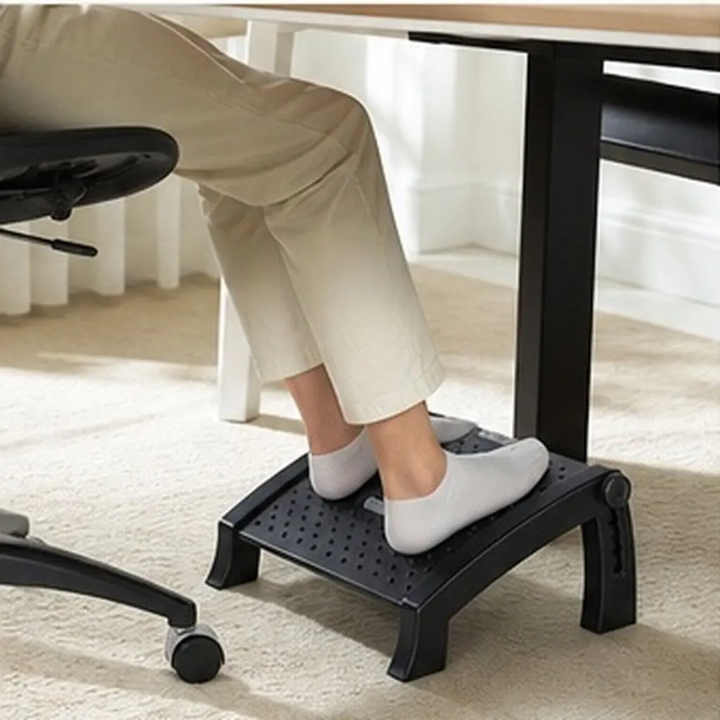 Footrest Under Desk - 1Pcs Compact Under Desk Footrest Stool
