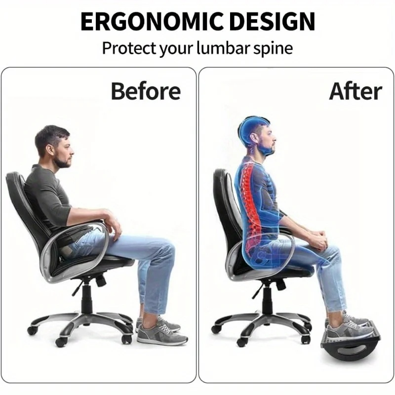 Ergonomic Under‑Desk Rocking F - Footrest Under Desk 评论和价格