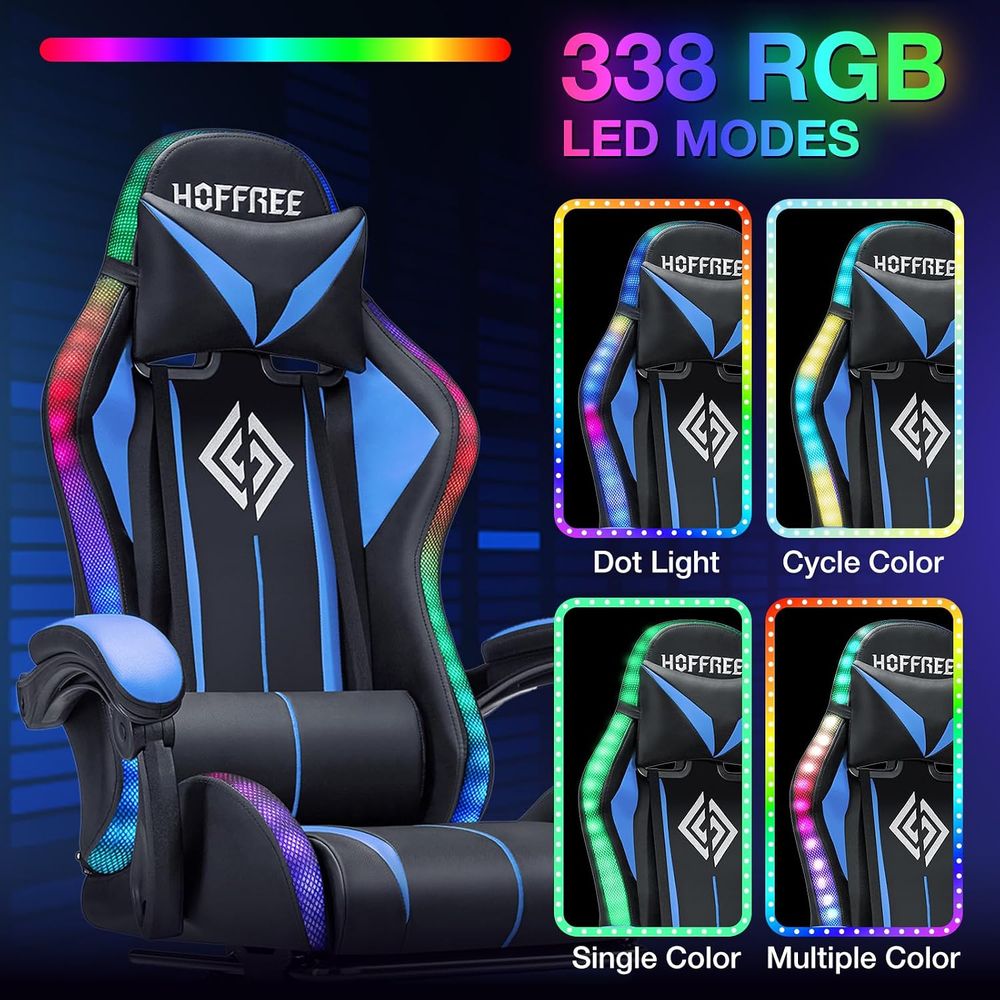 LED Gaming Chair with Massage  - Video Gaming & Esports Usd Acc 评论和价格